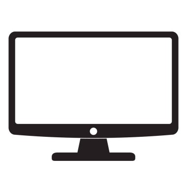 Bilgisayar monitörü simgesi izole edildi