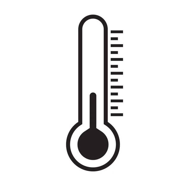 Thermometer Symbol Isolierte Vektorabbildung — Stockvektor