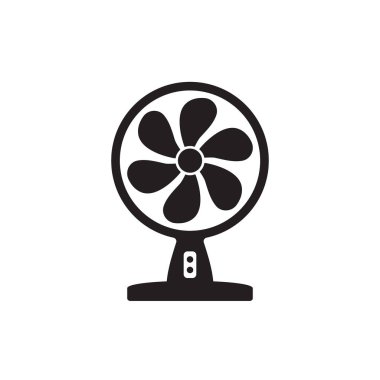 Tablo fan simgesi vektörü izole edildi