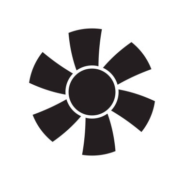 Soğutma fan simgeleri. Cool fanlar vektör sembolleri, elektrikli hava endüstrisi işaretleri, bıçakları ile elektrikli rüzgar iklim endüstriyel pervaneler