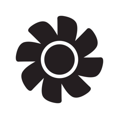 Soğutma fan simgeleri. Cool fanlar vektör sembolleri, elektrikli hava endüstrisi işaretleri, bıçakları ile elektrikli rüzgar iklim endüstriyel pervaneler