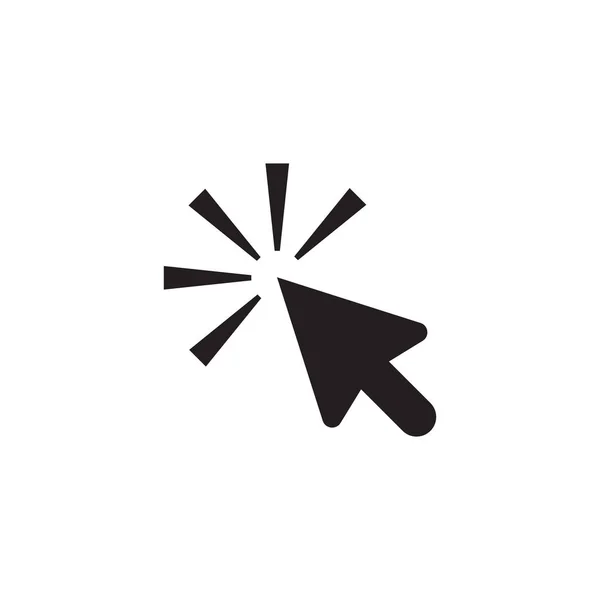 Mouse Cursor Vector Icon Clicking Cursor Pointer Icon Vector — 스톡 벡터