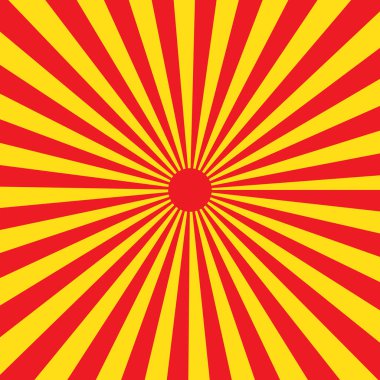 Retro ışınları komik arka plan. Yarım ton pop sanat tarzı