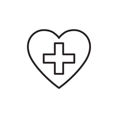 Kalp simgesi ekleme işareti, kalp çapraz simgesi.