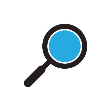 Arama simgesi. Büyüteç simgesi, vektör büyüteç ya da silindir işareti.