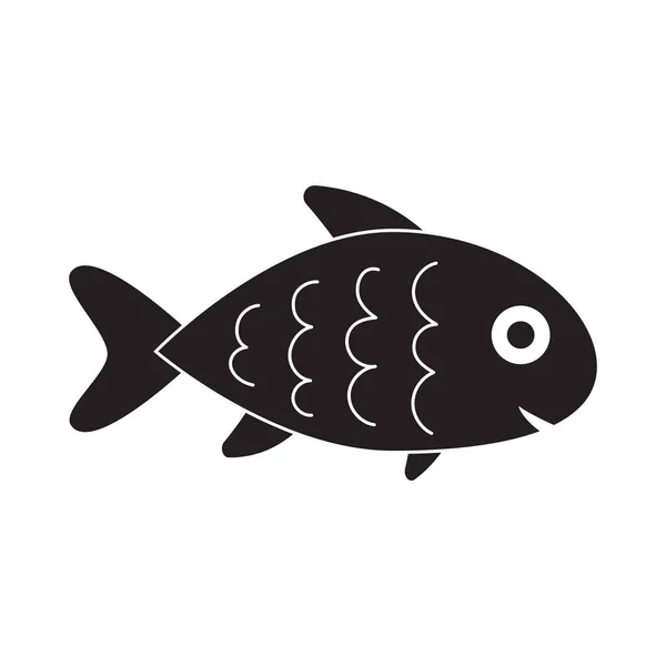鱼图标隔离向量符号 — 图库矢量图片