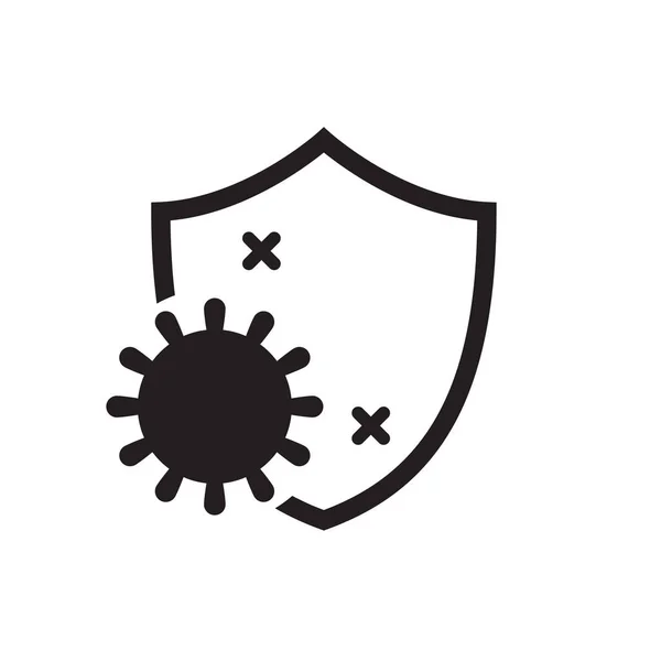 Immunity Icon Virus Protection Medical Vector Icon — 图库矢量图片