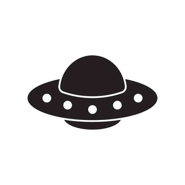 Ufo Symbol Vektorabbildung Auf Weißem Hintergrund — Stockvektor