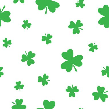 yonca yaprağı Dikişsiz desen arka plan