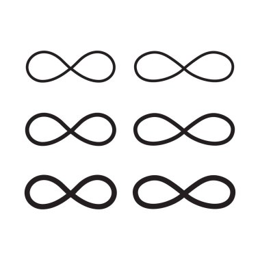 El çizimi sonsuzluk sembolü, imza karalama simgesi.