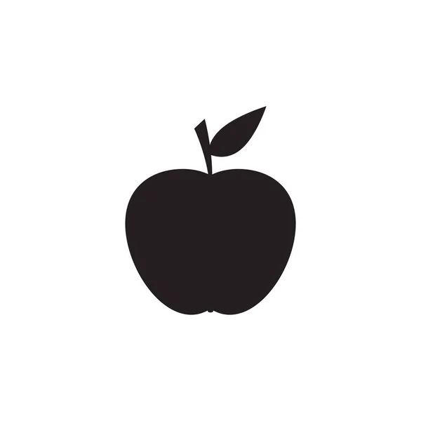 Apple Icon Vektor Illustration Isoliert — Stockvektor