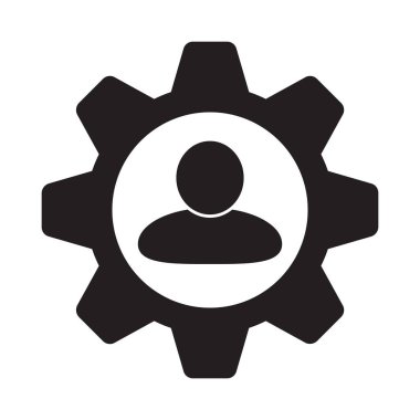 Vites vektör simgesinde kullanıcı