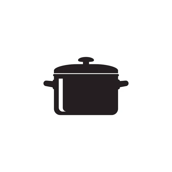 Cocinar Icono Cacerola Pot Vector Icono Aislado — Archivo Imágenes Vectoriales