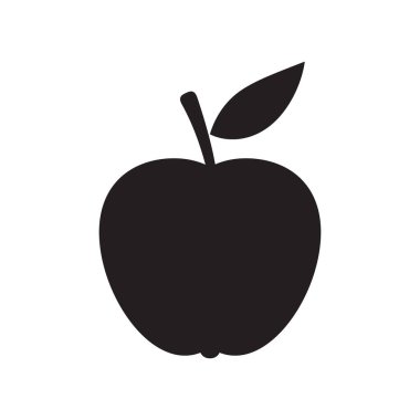 Apple simge vektör çizimi izole edildi