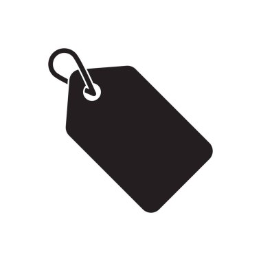 Satış etiketi simgesi, vektör izole