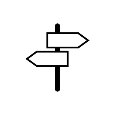 İşaret çubuğu simgesi, yön simgesi izole edildi