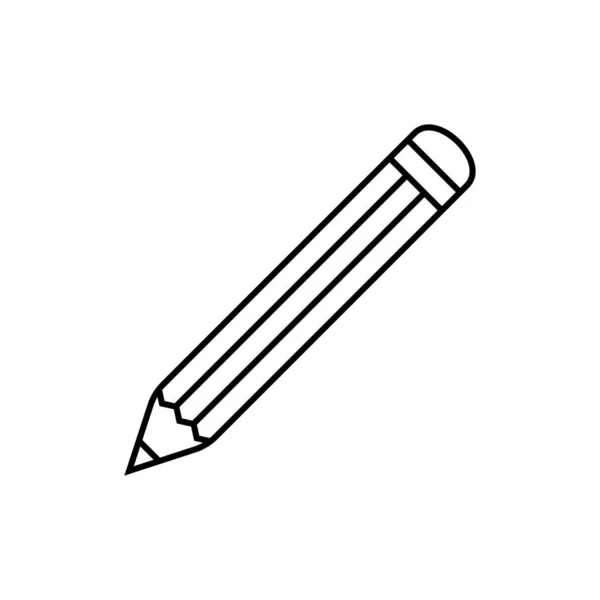 Pennsymbol Vektor Isolerad Illustration — Stock vektor