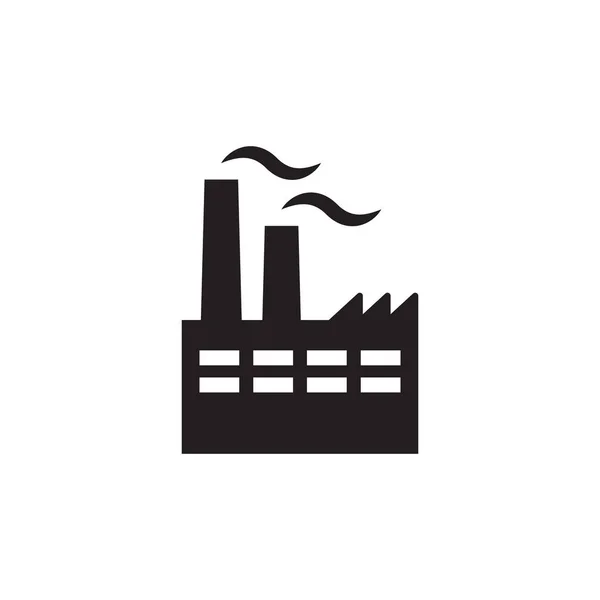 Ilustracja Wektorowa Ikony Przemysłu Ikona Fabryki — Wektor stockowy