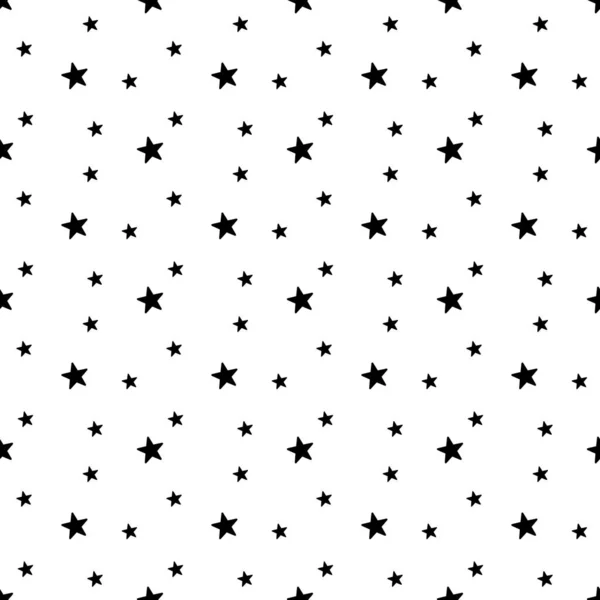 Patrón Estrella Sin Costura Vectorial Fondo Estrella — Vector de stock