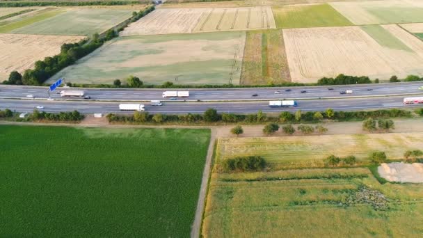 Autopista alemana A3 — Vídeo de stock