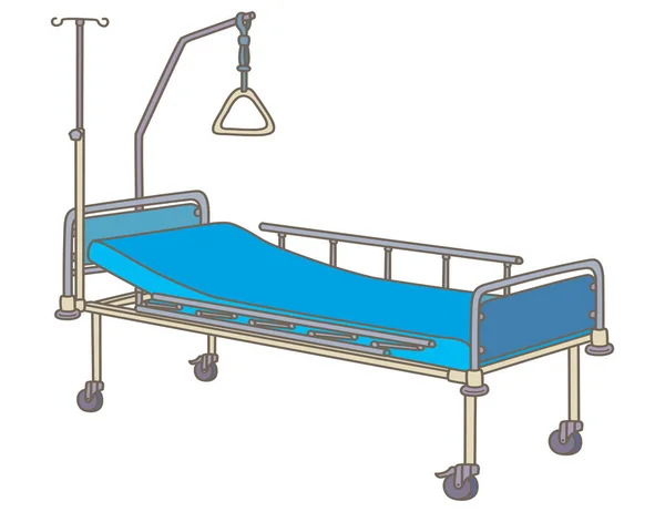 Modernes Krankenhausbett — Stockvektor