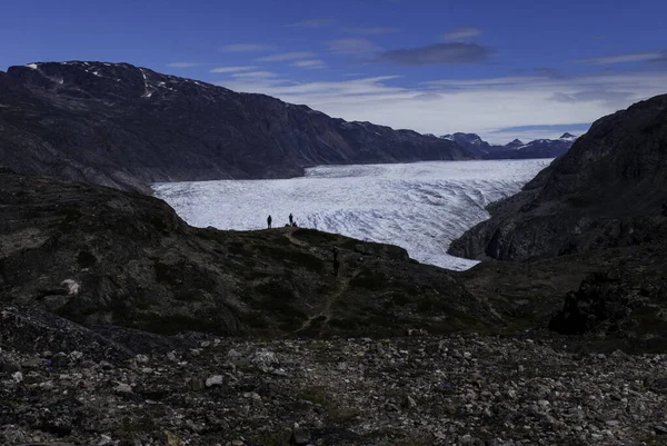 Танення Льодовика Гренландії Льодовиковий Ландшафт — стокове фото