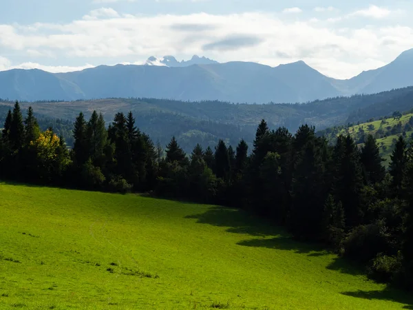 Blick Über Täler Und Das Gebirge Der Tatra Polen — Stockfoto