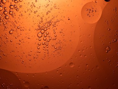 Kırmızı ile soyut balon arkaplanı. Biraz bulanık ve seçici odaklanma.