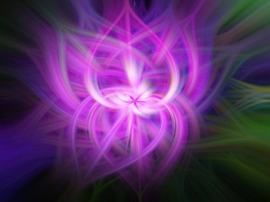 Soyut girdap menekşe arkaplan, bir çiçeğe benziyor..