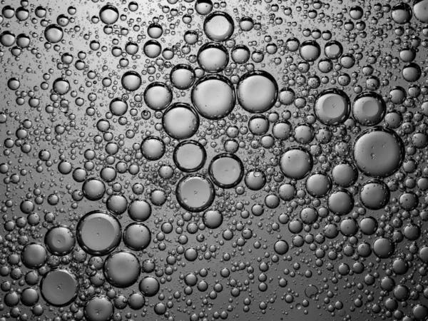Abstract Bubble Background Grey Slightly Blurred Selective Focus — Stock Photo, Image