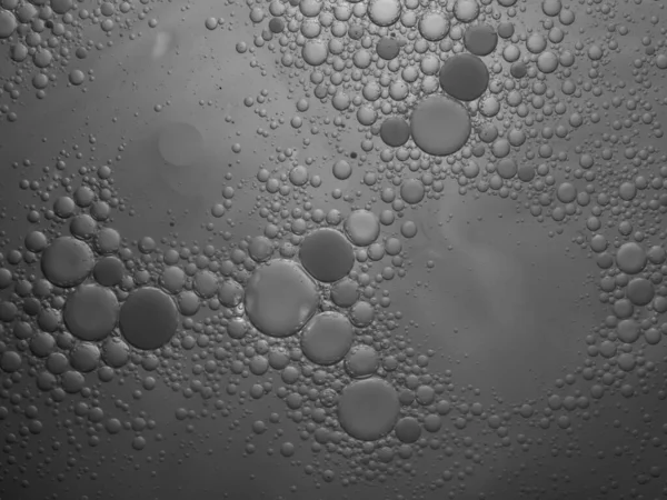 Abstract Bubble Background Grey Slightly Blurred Selective Focus — Stock Photo, Image