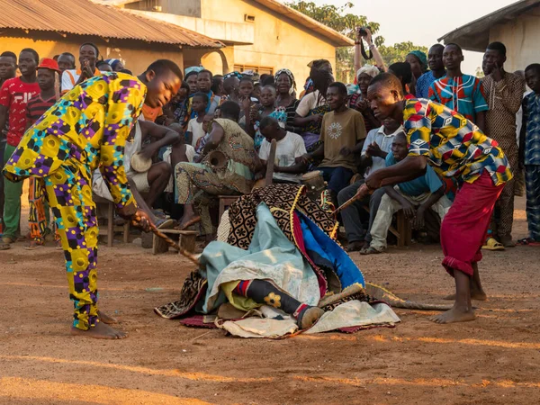 Dassa Bénin 2019 Danse Masque Cérémonie Egungun Vaudou Afrique — Photo