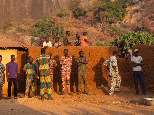 Dassa Bénin 2019 Danse Masque Cérémonie Egungun Vaudou Afrique — Photo