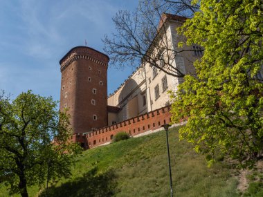 Wawel Kalesi 'nin senatörü, kraliyet konutu. Polonya 'nın Krakow şehrinde ünlü turistik ilgi.