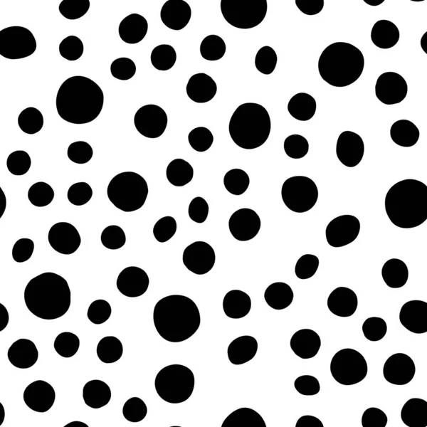 Abstract circles seamless pattern on white background. — Stock Vector