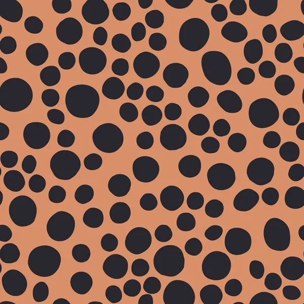 Creative abstract circles seamless pattern. Minimalistic elements wallpaper. — Stock Vector