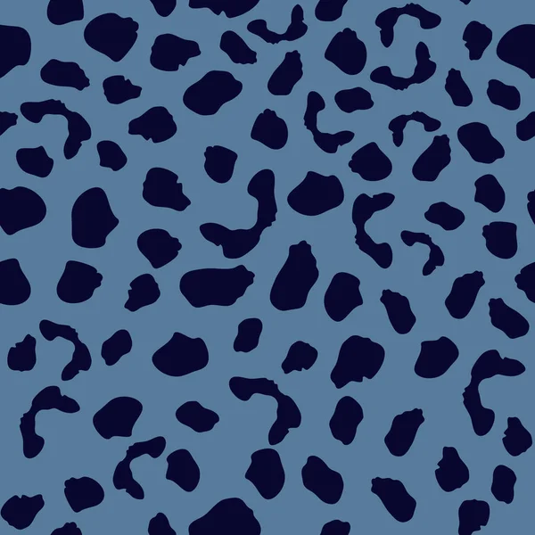 Modèle sans couture avec peau de léopard. Fond d'écran animal abstrait fourrure . — Image vectorielle