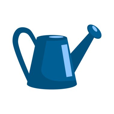 Sulama kutusu düz stil tasarlanmış. Beyaz arkaplanda izole.