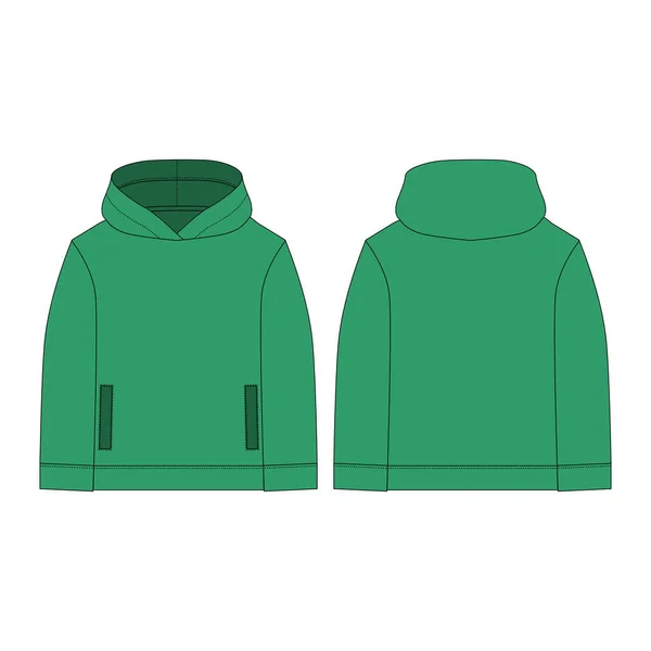 Green hoodie template hotsell