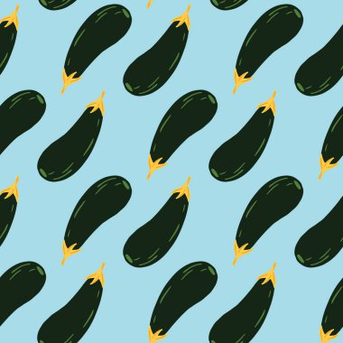 Patlıcan izi yok. Patlıcan duvar kağıdı. Vektör illüstrasyonu