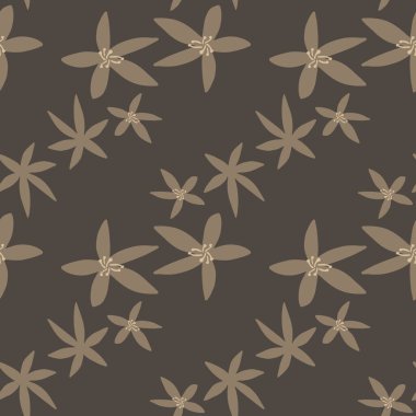 Nergis çiçekleri pürüzsüz desen. Basit bir narsist duvar kağıdı. Kumaş, tekstil baskısı, ambalaj kağıdı, kapak tasarımı. Moda vektör illüstrasyonu