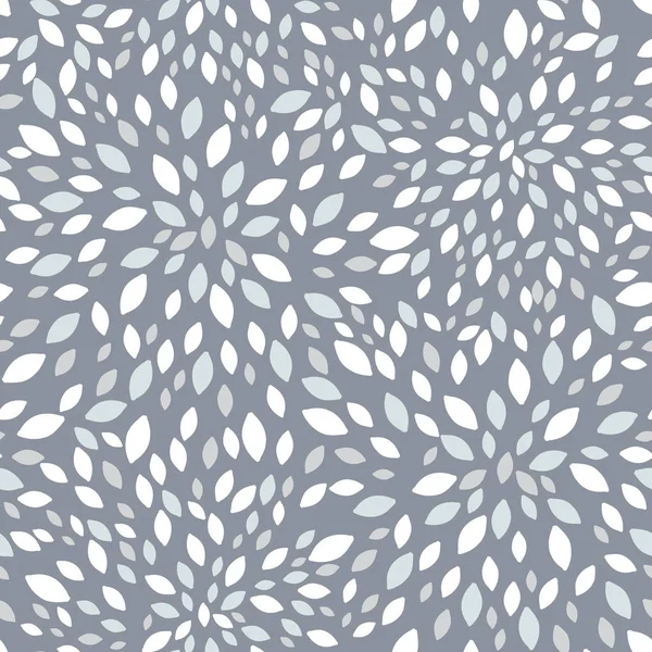 Vector silver grå blad skurar sömlös upprepa mönster design bakgrundsstruktur. Perfekt för moderna gratulationskort, tapeter, tyg, Heminredning, inslagning projekt. — Stock vektor