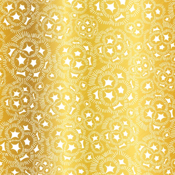 Vector gold and white abstract seaweed plant texture drawing seamless pattern background. Great for subtle, botanical, modern backgrounds, fabric, scrapbooking, packaging, invitations. — Stock Vector