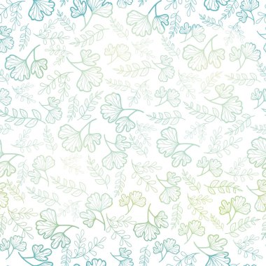 Vektör Dikişsiz desen bahar ile pastel degrade bırakır. Kumaş ya da kitap için arka plan kapakları, üretim, duvar kağıdı, baskı, hediye paketi, scrapbooking.