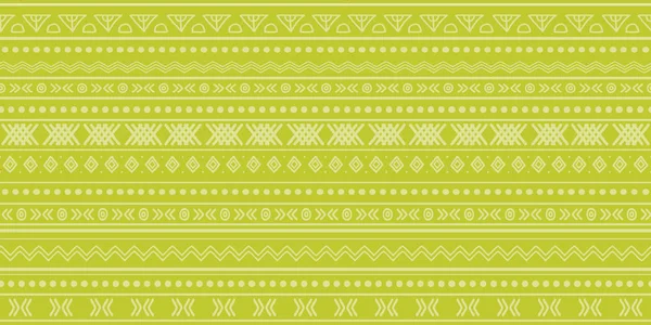 Verde tribal ikat fără sudură repeta design model . — Vector de stoc