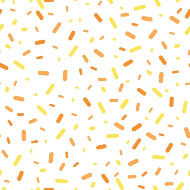 Beyaz sorunsuz yineleme deseni altın konfeti.