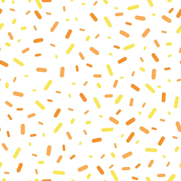 Zlaté konfety bílé bezešvé opakování vzoru. — Stockový vektor
