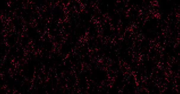 Abstract Digital Disperse Particles Motion Graphics Background — Stock Video