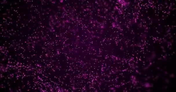 입자의 배경을 추상화하는 그래픽 — 비디오