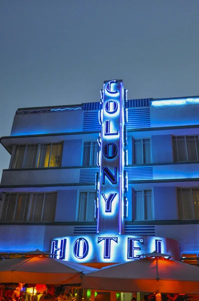 Colony Hotel South Beach Майами Флорида — стоковое фото